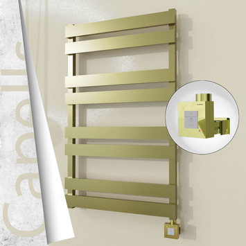 - CAPELLA Elektrikli Paslanmaz Çelik Havlupan 600x990 Satine Altın (KTX1 Termostat) 300W  - CAPELLA Elektrikli Paslanmaz Çelik Havlupan 600x990 Satine Altın (KTX1 Termostat) 300W