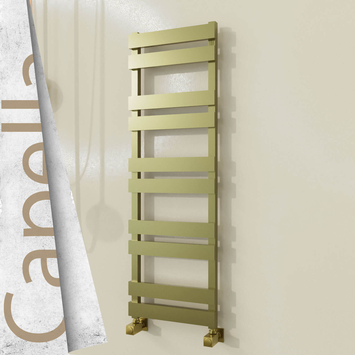 - CAPELLA Paslanmaz Çelik Havlupan 400x1260 Satine Altın  - CAPELLA Paslanmaz Çelik Havlupan 400x1260 Satine Altın