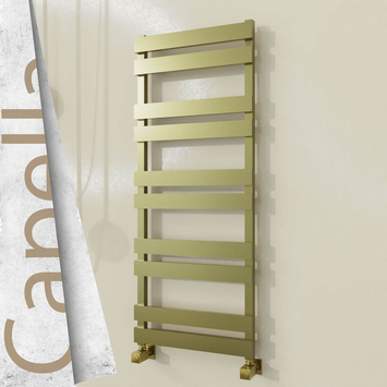 Radiva - Capella Paslanmaz Çelik Havlupan 500x1260 Satine Altın