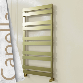 - CAPELLA Paslanmaz Çelik Havlupan 600x1260 Satine Altın  - CAPELLA Paslanmaz Çelik Havlupan 600x1260 Satine Altın