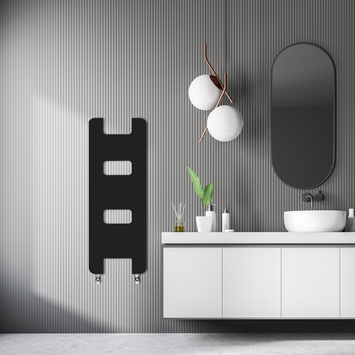 Radiva - Capri İnce Dizayn Havlupan 450x1190 Siyah