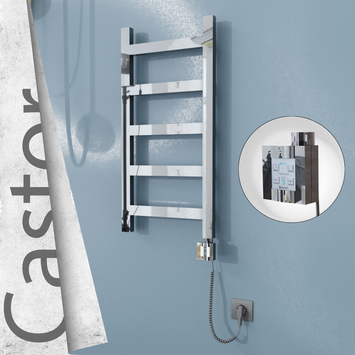 - CASTOR Elektrikli Paslanmaz Çelik Havlupan 400x820 Ayna Polisaj (KTX4 Termostat) 200W Spiral Kablolu  - CASTOR Elektrikli Paslanmaz Çelik Havlupan 400x820 Ayna Polisaj (KTX4 Termostat) 200W Spiral Kablolu