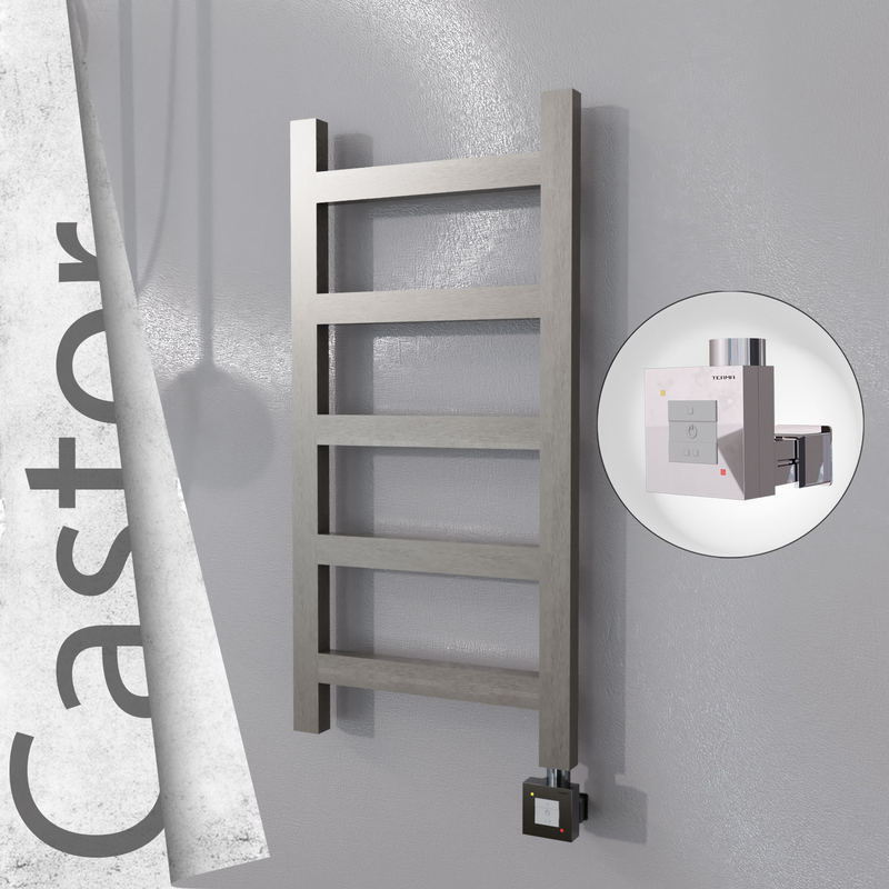 CASTOR Elektrikli Paslanmaz Çelik Havlupan 400x820 Satin Polisaj (KTX1 Termostat) 200W