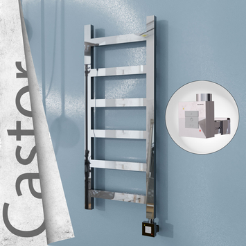 Radiva - Castor Elektrikli Paslanmaz Çelik Havlupan 400x980 Ayna Polisaj (KTX1 Termostat) 200W