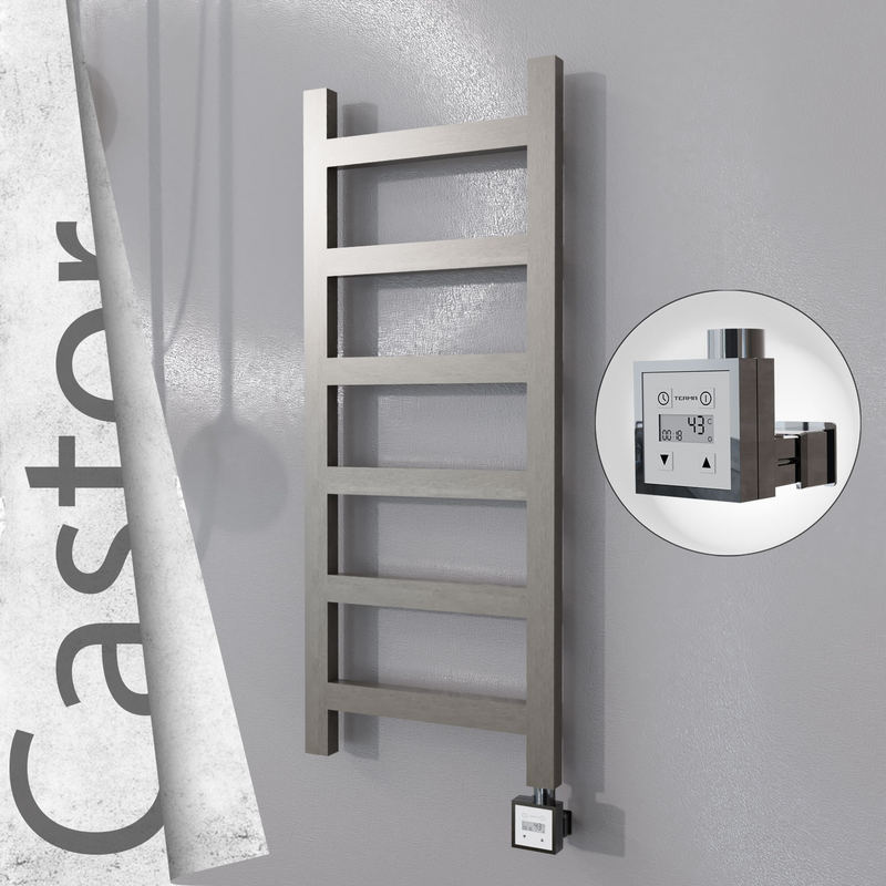 CASTOR Elektrikli Paslanmaz Çelik Havlupan 400x980 Satin Polisaj (KTX3 Termostat) 200W