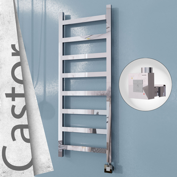 Radiva - Castor Elektrikli Paslanmaz Çelik Havlupan 500x1300 Ayna Polisaj (KTX1 Termostat) 300W
