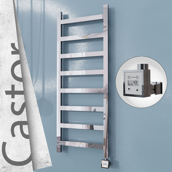 Radiva - Castor Elektrikli Paslanmaz Çelik Havlupan 500x1300 Ayna Polisaj (KTX3 Termostat) 300W