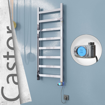 Radiva - Castor Elektrikli Paslanmaz Çelik Havlupan 500x1300 Ayna Polisaj (Musa Termostat) 300W