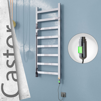 Radiva - Castor Elektrikli Paslanmaz Çelik Havlupan 500x1300 Ayna Polisaj (On/Off Düğmeli) 300W