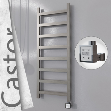 - CASTOR Elektrikli Paslanmaz Çelik Havlupan 500x1300 Satin Polisaj (KTX3 Termostat) 300W  - CASTOR Elektrikli Paslanmaz Çelik Havlupan 500x1300 Satin Polisaj (KTX3 Termostat) 300W