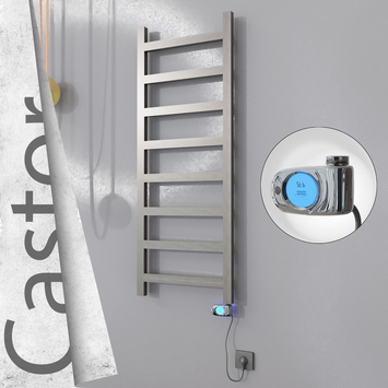 Radiva - Castor Elektrikli Paslanmaz Çelik Havlupan 500x1300 Satin Polisaj (Musa Termostat) 300W