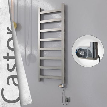 Radiva - Castor Elektrikli Paslanmaz Çelik Havlupan 500x1300 Satin Polisaj (Thesis Termostat) 300W