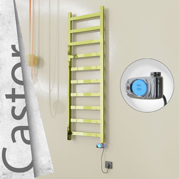 Radiva - Castor Elektrikli Paslanmaz Çelik Havlupan 500x1620 Altın (Musa Termostat) 300W