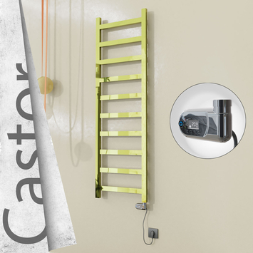 Radiva - Castor Elektrikli Paslanmaz Çelik Havlupan 500x1620 Altın (Thesis Termostat) 300W