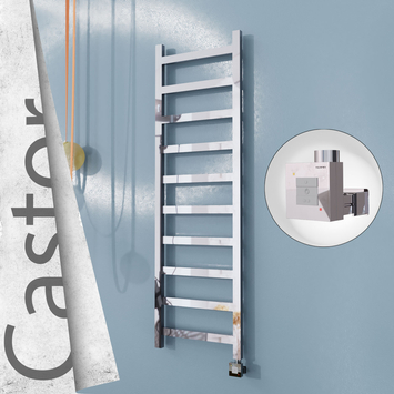 Radiva - Castor Elektrikli Paslanmaz Çelik Havlupan 500x1620 Ayna Polisaj (KTX1 Termostat) 300W