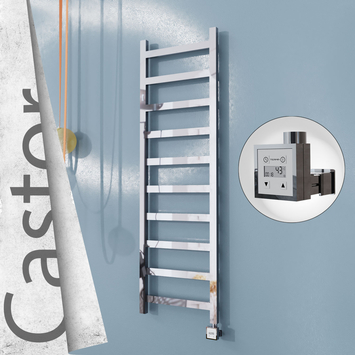 Radiva - Castor Elektrikli Paslanmaz Çelik Havlupan 500x1620 Ayna Polisaj (KTX3 Termostat) 300W