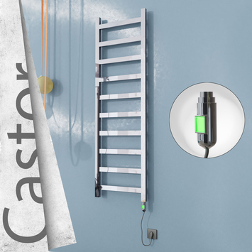 Radiva - Castor Elektrikli Paslanmaz Çelik Havlupan 500x1620 Ayna Polisaj (On/Off Düğmeli) 300W