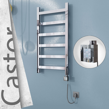 - CASTOR Elektrikli Paslanmaz Çelik Havlupan 500x980 Ayna Polisaj (KTX4 Termostat) 300W Spiral Kablolu  - CASTOR Elektrikli Paslanmaz Çelik Havlupan 500x980 Ayna Polisaj (KTX4 Termostat) 300W Spiral Kablolu