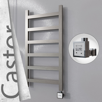 Radiva - Castor Elektrikli Paslanmaz Çelik Havlupan 500x980 Satin Polisaj (KTX3 Termostat) 300W