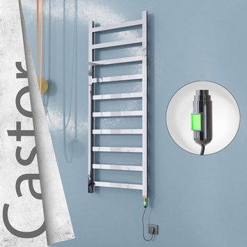 Radiva - Castor Elektrikli Paslanmaz Çelik Havlupan 600x1620 Ayna Polisaj (On/Off Düğmeli) 600W