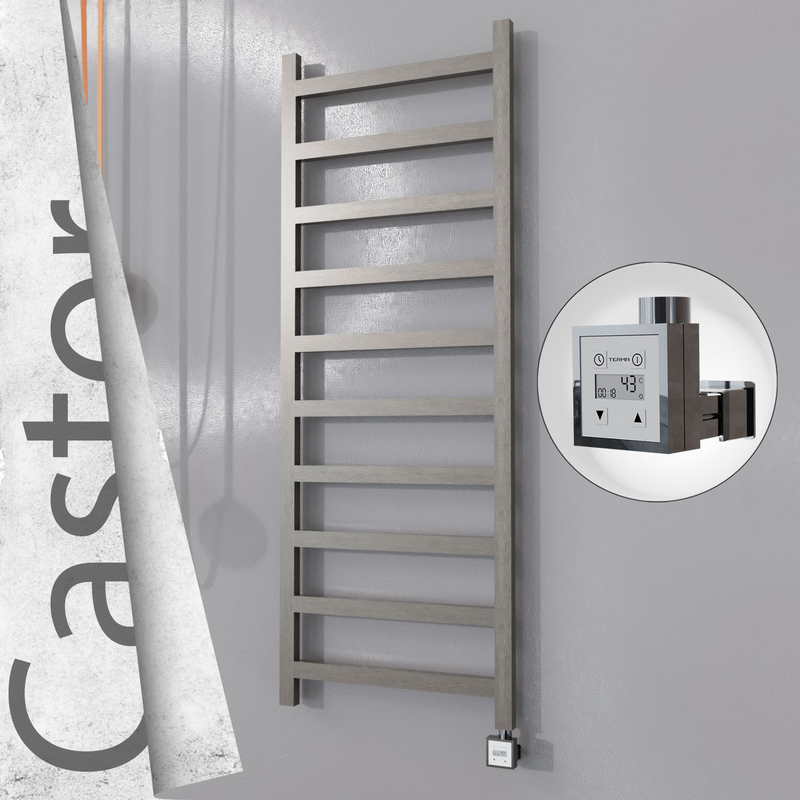 CASTOR Elektrikli Paslanmaz Çelik Havlupan 600x1620 Satin Polisaj (KTX3 Termostat) 600W