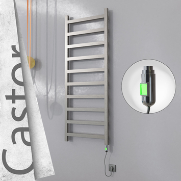 Radiva - Castor Elektrikli Paslanmaz Çelik Havlupan 600x1620 Satin Polisaj (On/Off Düğmeli) 600W