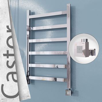Radiva - Castor Elektrikli Paslanmaz Çelik Havlupan 600x980 Ayna Polisaj (KTX1 Termostat) 300W