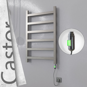 Radiva - Castor Elektrikli Paslanmaz Çelik Havlupan 600x980 Satin Polisaj (On/Off Düğmeli) 300W