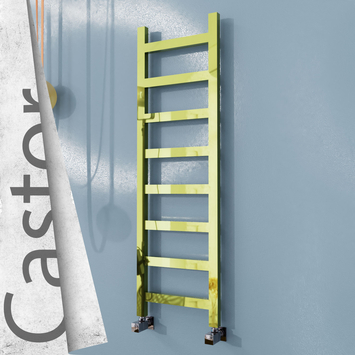 Radiva - Castor Paslanmaz Çelik Havlupan 400x1300 Altın
