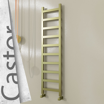 Radiva - Castor Paslanmaz Çelik Havlupan 400x1620 Satine Altın