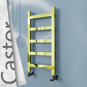 Radiva - Castor Paslanmaz Çelik Havlupan 400x820 Altın