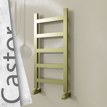 Radiva - Castor Paslanmaz Çelik Havlupan 400x820 Satine Altın