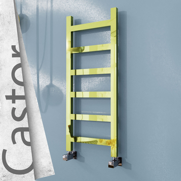 Radiva - Castor Paslanmaz Çelik Havlupan 400x980 Altın