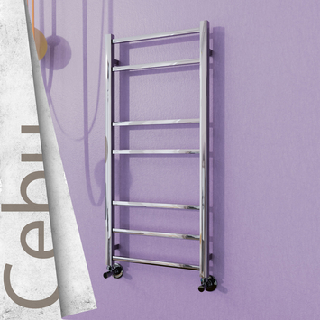 Radiva - Cebu Acier Inoxydable Sèche Serviettes 500x1050 Finition de polissage