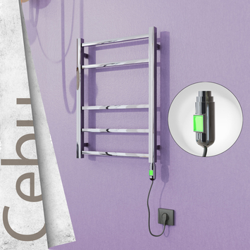 - Cebu Sèche Serviettes Electrique 500x705 Finition de polissage (On/Off) 200 W  - Cebu Sèche Serviettes Electrique 500x705 Finition de polissage (On/Off) 200 W