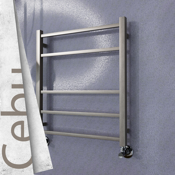 Radiva - Cebu Decorative Towel Warmer 600x705 (Stainless Steel) Satine Finish