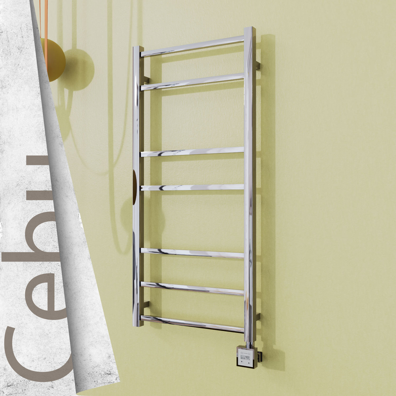 Cebu Electric Towel Warmer 500x1050 Polished Finish Ktx3 200 W