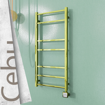 - Cebu Electric Towel Warmer 500x1050 Gold Ktx3 200 W  - Cebu Electric Towel Warmer 500x1050 Gold Ktx3 200 W