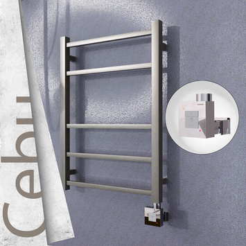 - Cebu Electric Towel Warmer 500x705 Satine Finish Ktx1 200 W  - Cebu Electric Towel Warmer 500x705 Satine Finish Ktx1 200 W
