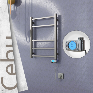 - Cebu Electric Towel Warmer 500x705 Satine Finish (Musa Thermostat) 200 W  - Cebu Electric Towel Warmer 500x705 Satine Finish (Musa Thermostat) 200 W