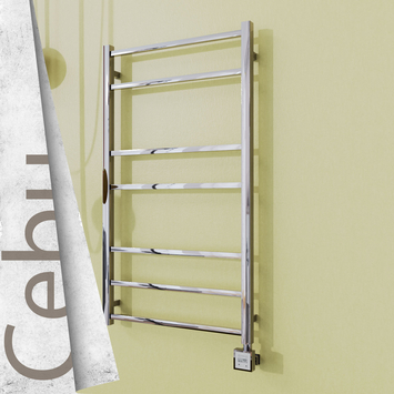 - Cebu Electric Towel Warmer 600x1050 Polished Finish Ktx3 200 W  - Cebu Electric Towel Warmer 600x1050 Polished Finish Ktx3 200 W