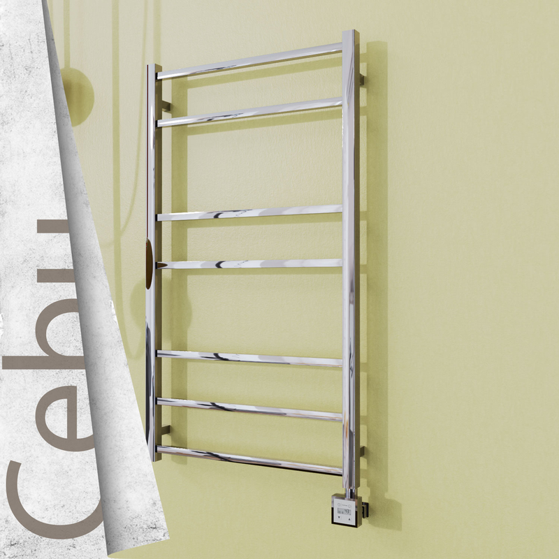 Cebu Electric Towel Warmer 600x1050 Polished Finish Ktx3 200 W