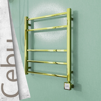 - Cebu Electric Towel Warmer 600x705 Gold Ktx3 200 W  - Cebu Electric Towel Warmer 600x705 Gold Ktx3 200 W