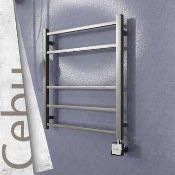 - Cebu Electric Towel Warmer 600x705 Satine Finish Ktx3 200 W  - Cebu Electric Towel Warmer 600x705 Satine Finish Ktx3 200 W