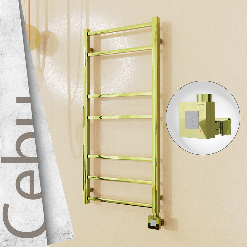 Cebu Electric Towel Warmer 500x1050 Gold Ktx1 200 W
