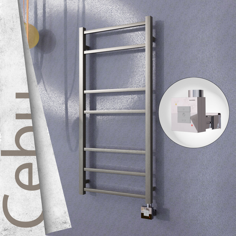 Cebu Sèche Serviettes Electrique 500x1050 Finition peinture satiné Ktx1 200 Watt