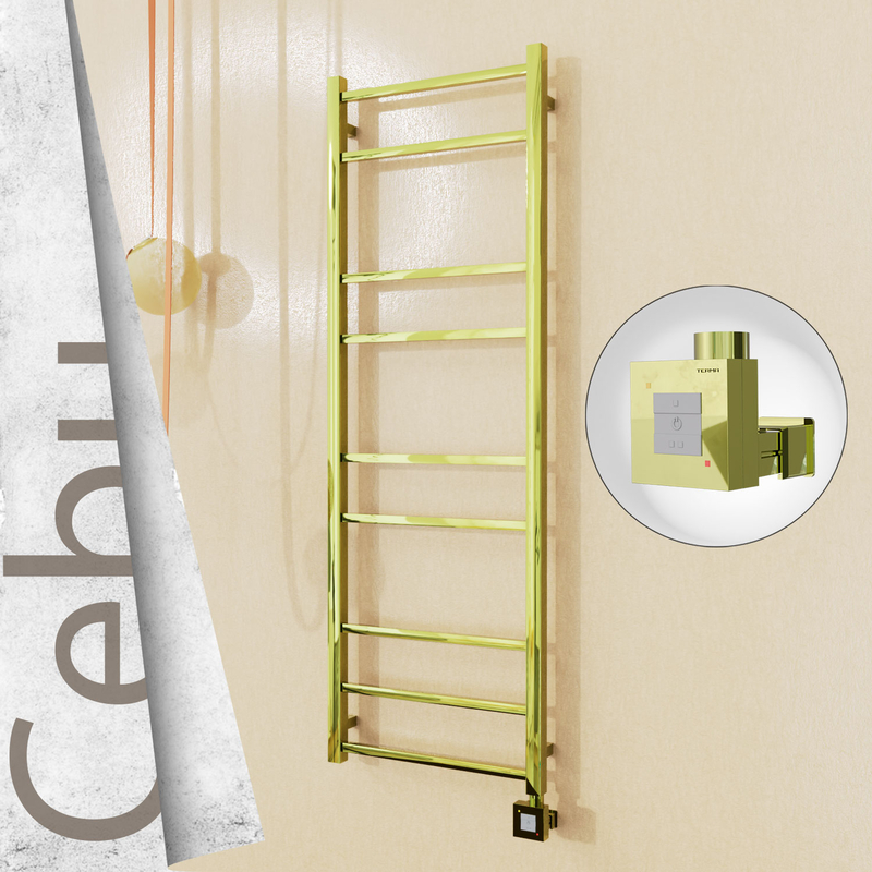 Cebu Sèche Serviettes Electrique 500x1395 Or Ktx1 300 Watt