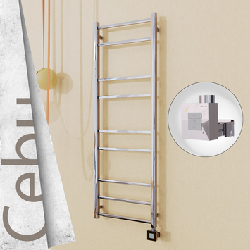 - Cebu Electric Towel Warmer 500x1395 Mirror Finish Ktx1 200 W  - Cebu Electric Towel Warmer 500x1395 Mirror Finish Ktx1 200 W