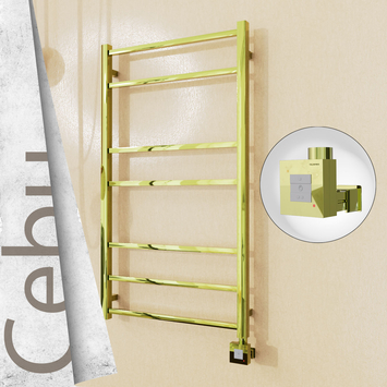 - Cebu Electric Towel Warmer 600x1050 Gold Ktx1 200 W  - Cebu Electric Towel Warmer 600x1050 Gold Ktx1 200 W