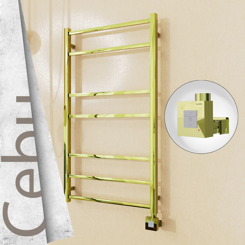 Cebu Electric Towel Warmer 600x1050 Gold Ktx1 200 W